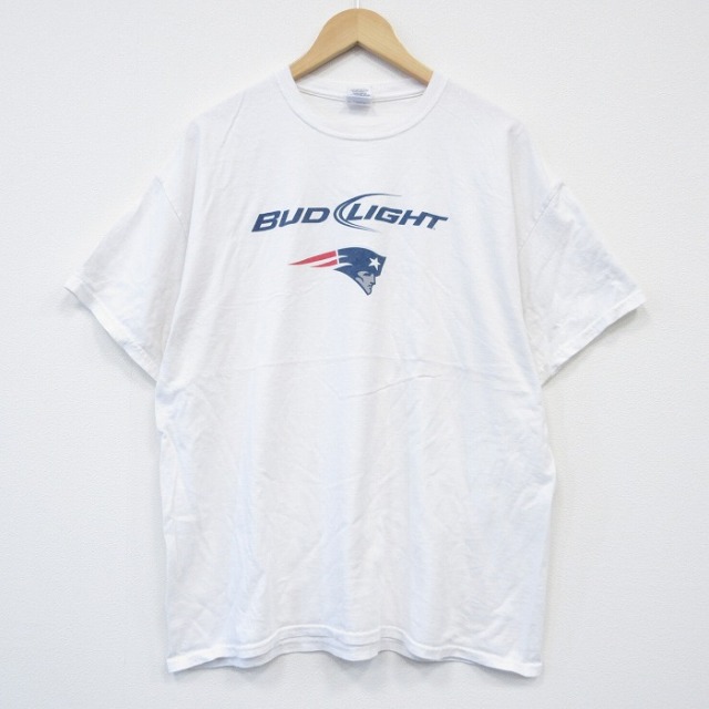 00s 半袖Tシャツ NFLニューイングランドペイトリオッツプリント ホワイト XL | 古着