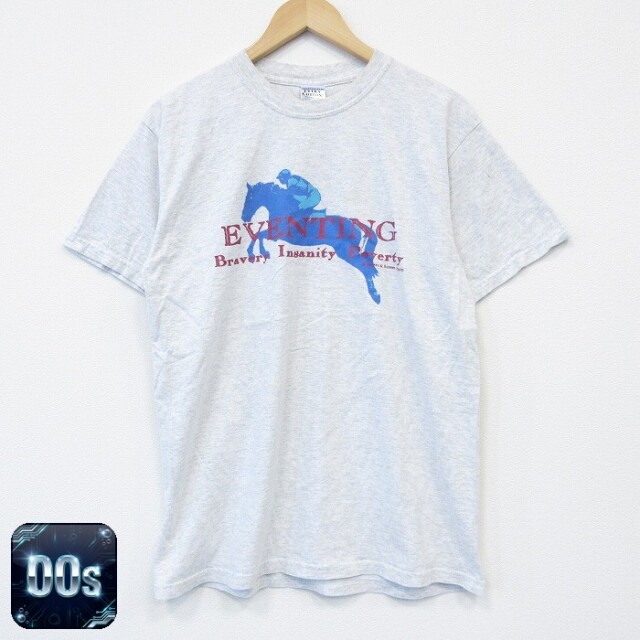 00s 半袖Tシャツ 競馬 グレー L | 古着