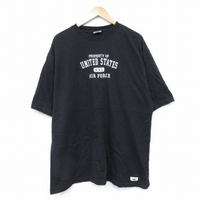 00s 半袖Tシャツ USエアフォース ブラック XL | 古着