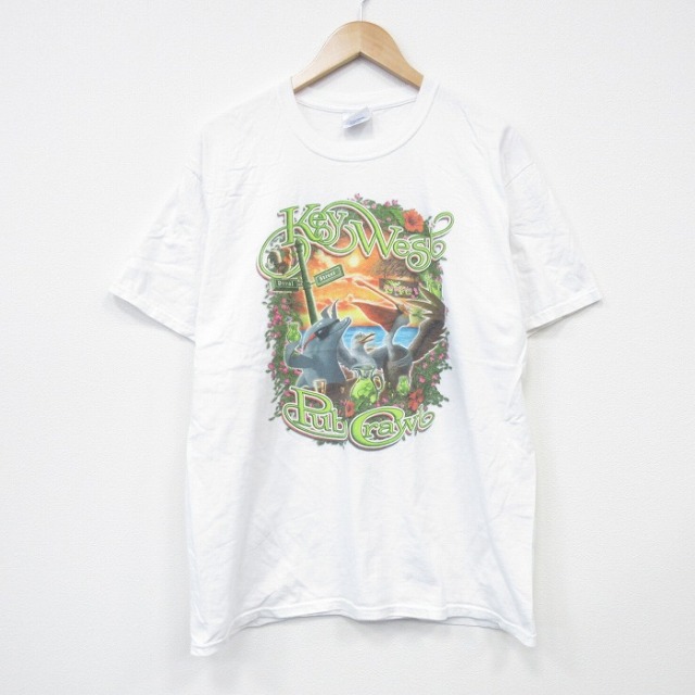 00s 半袖Tシャツ イルカ ホワイト L | 古着