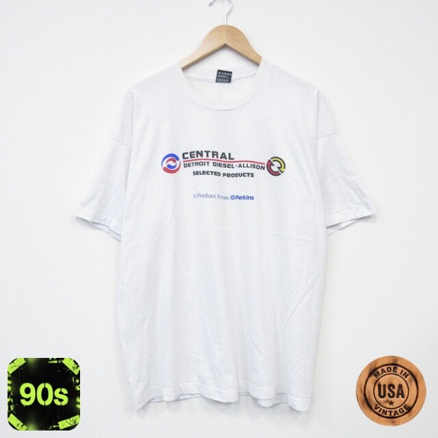 フルーツオブザルーム 90s 半袖Tシャツ セントラル ホワイト XL | 古着