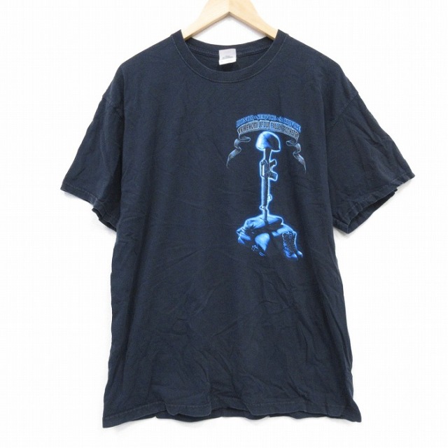 フルーツオブザルーム 00s 半袖Tシャツ 兵士 ブラック XL | 古着