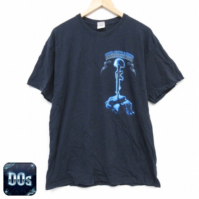 フルーツオブザルーム 00s 半袖Tシャツ 兵士 ブラック XL | 古着