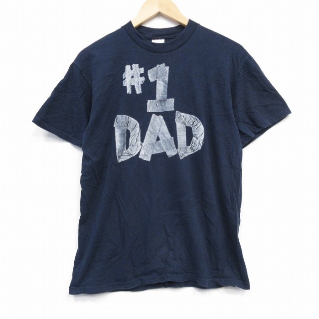 00s 半袖Tシャツ DAD ネイビー M | 古着