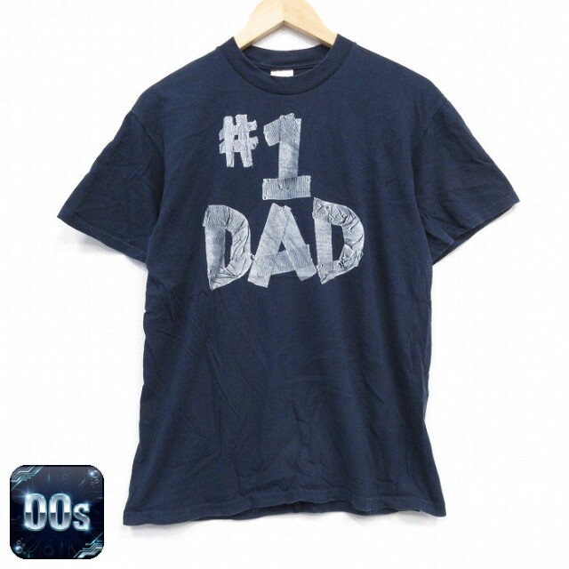 00s 半袖Tシャツ DAD ネイビー M | 古着