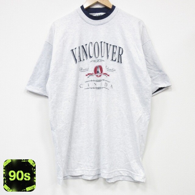 90s 半袖Tシャツ バンクーバー グレー XL | 古着