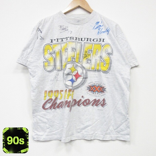 【50%OFF】90s 半袖Tシャツ ピッツバーグスティーラーズ グレー L | 古着