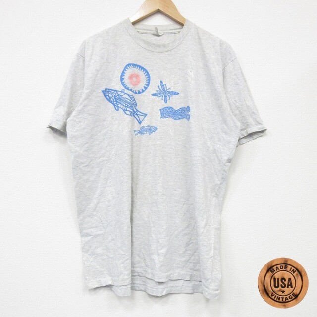 【50%OFF】半袖Tシャツ 霜降り グレー XL | 古着