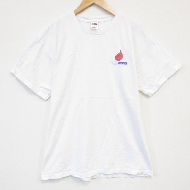 フルーツオブザルーム 00s 半袖Tシャツ Donate ホワイト XL | 古着