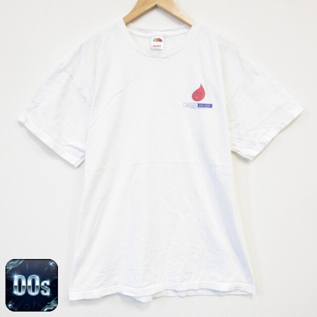フルーツオブザルーム 00s 半袖Tシャツ Donate ホワイト XL | 古着