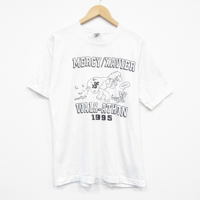 フルーツオブザルーム 00s 半袖Tシャツ 鳥 ホワイト L | 古着