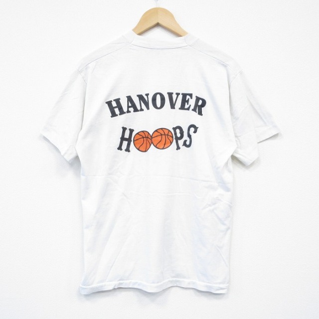 フルーツオブザルーム 90s 半袖Tシャツ バスケットボール ホワイト L | 古着