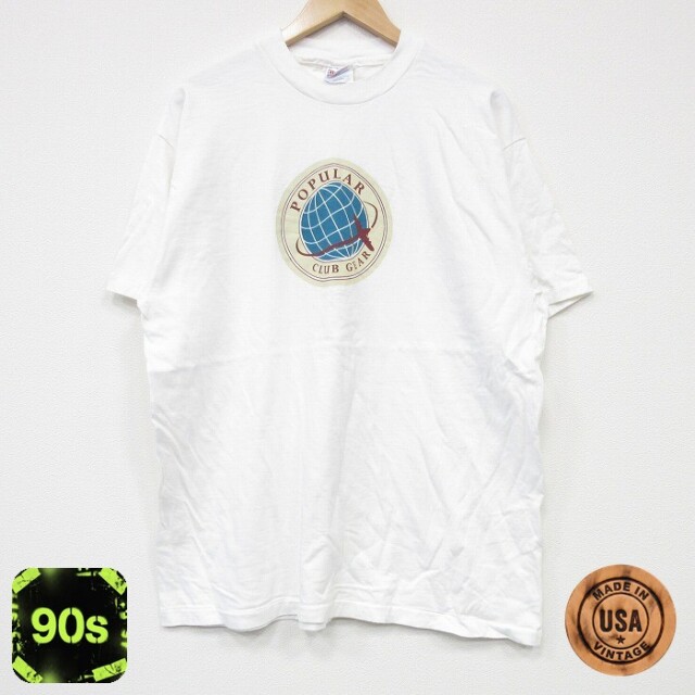 ヘインズ 90s 半袖Tシャツ 飛行機 ホワイト XL | 古着