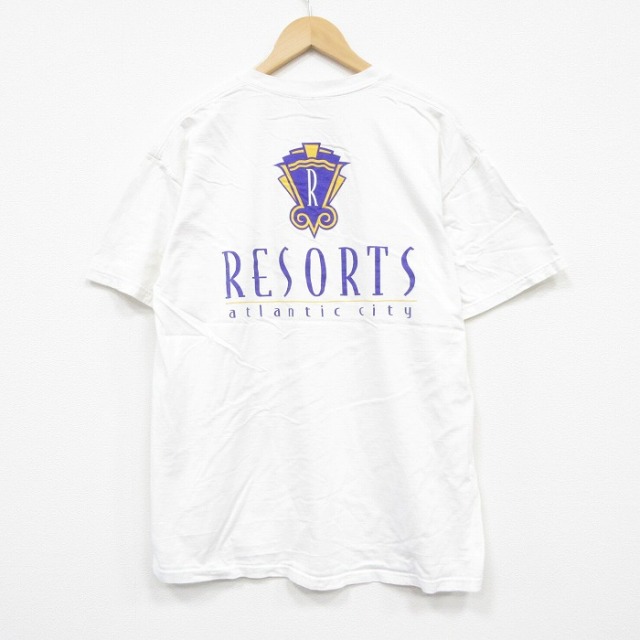 フルーツオブザルーム 00s 半袖Tシャツ リゾート ホワイト XL | 古着