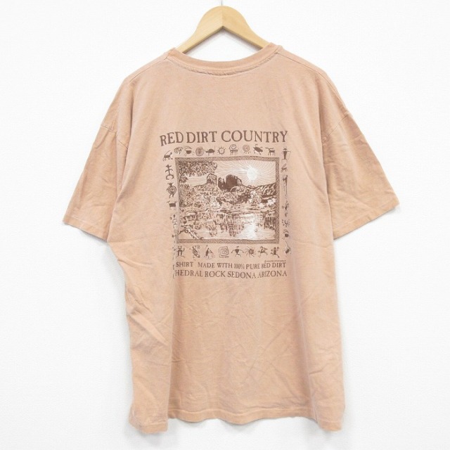 90s 半袖Tシャツ カテドラルロック オレンジ XL | 古着