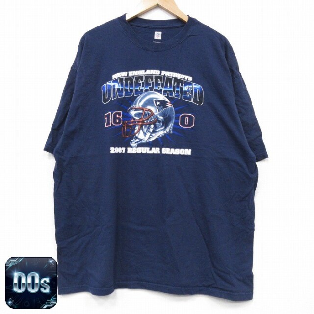 【50%OFF】00s 半袖Tシャツ NFLニューイングランドペイトリオッツ ネイビー XL | 古着