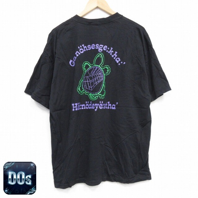 00s 半袖Tシャツ カメ ブラック XL | 古着