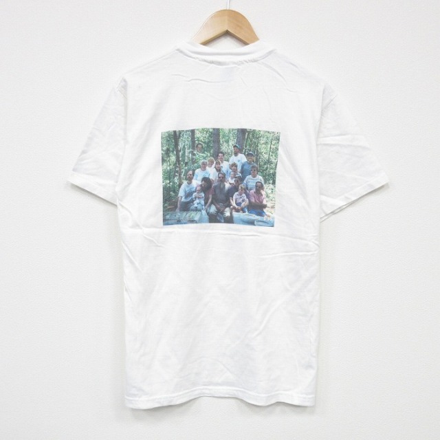 【20%OFF】M★古着 ヘインズ Hanes 半袖 ビンテージ Tシャツ メンズ 00年代 00s フォトプリント コットン クルーネック 白 ホワイト 25sep10 中古