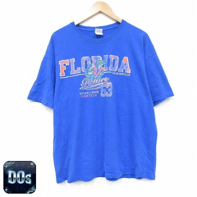 00s 半袖Tシャツ フロリダゲイターズプリント ブルー XL | 古着