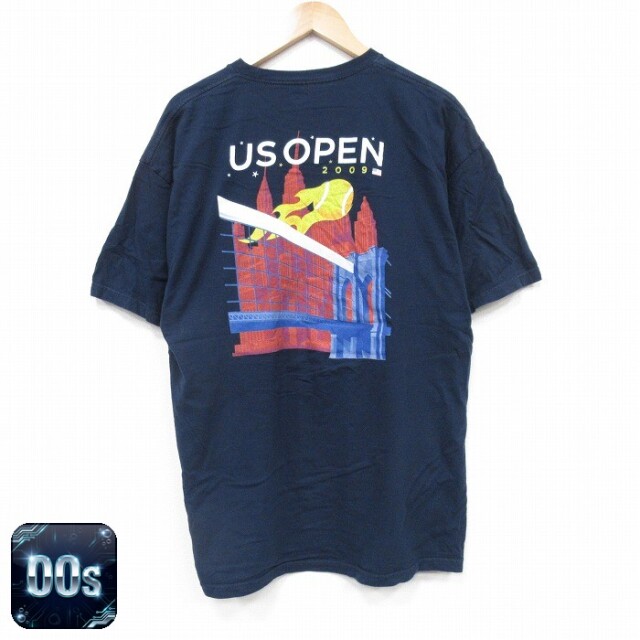 00s 半袖Tシャツ USオープン ネイビー XL | 古着