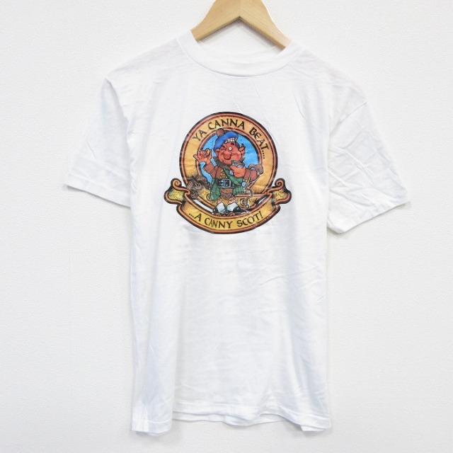 ヘインズ 80s 半袖Tシャツ CANNA ホワイト M | 古着
