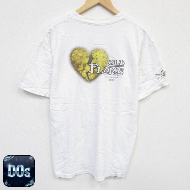 00s 半袖Tシャツ ハート ホワイト L | 古着