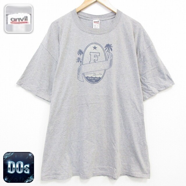 00s 半袖Tシャツ 霜降り グレー XL | 古着
