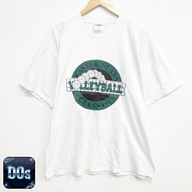 00s 半袖Tシャツ バレーボール ホワイト XL | 古着