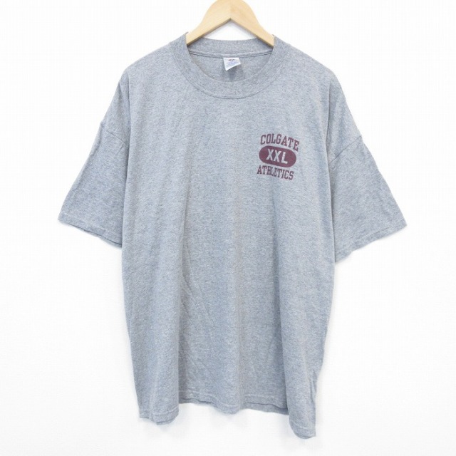 ジャージーズ 00s 半袖Tシャツ COLGATE グレー XL | 古着