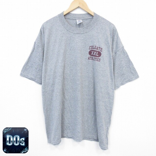 ジャージーズ 00s 半袖Tシャツ COLGATE グレー XL | 古着