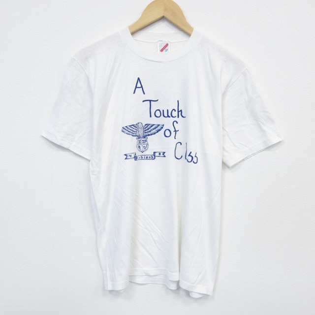 80s 半袖Tシャツ Touch ホワイト L | 古着