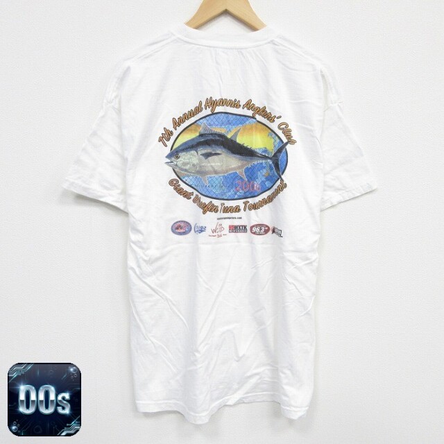 ヘインズ 00s 半袖Tシャツ マグロ ホワイト XL | 古着