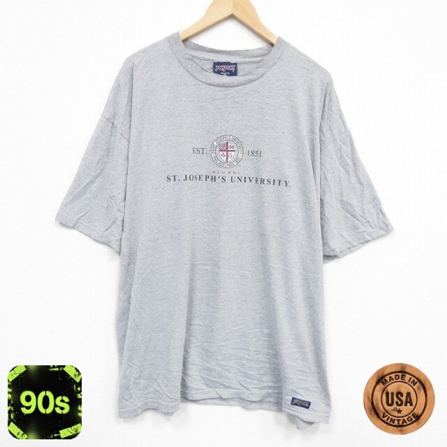 【50%OFF】ジャンスポーツ 90s 半袖Tシャツ フィラデルフィア グレー XL | 古着