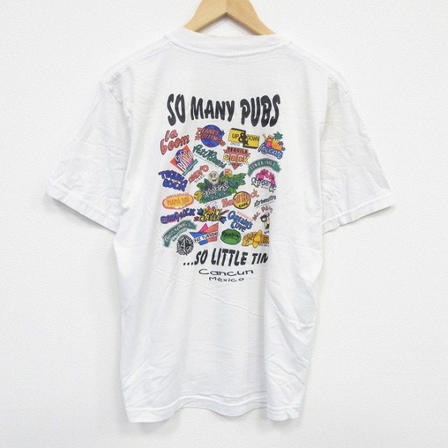 90s 半袖Tシャツ パブ ホワイト XL | 古着