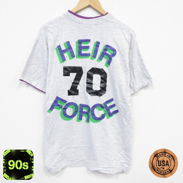 90s 半袖Tシャツ HEIR グレー L | 古着
