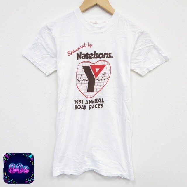 80s 半袖Tシャツ ロードレース ホワイト S | 古着