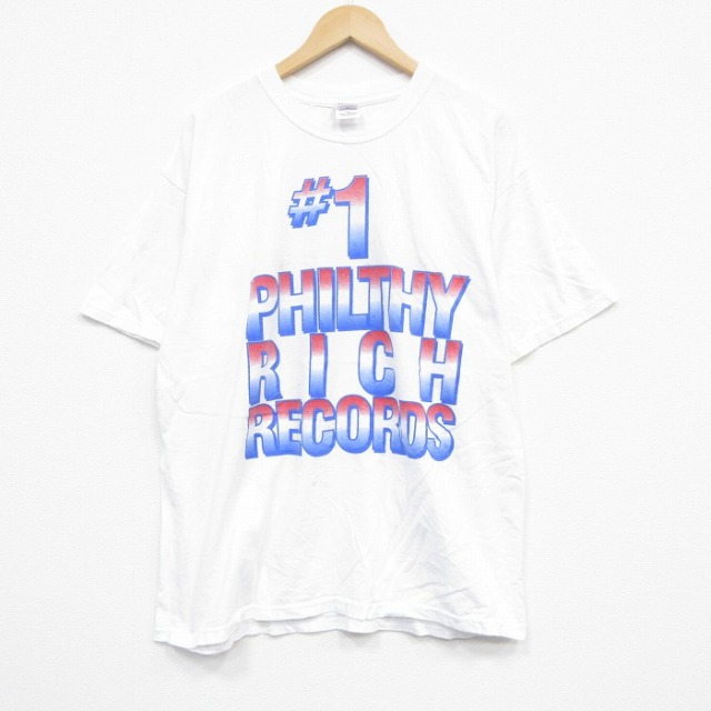 00s 半袖Tシャツ レコーズ ホワイト XL | 古着
