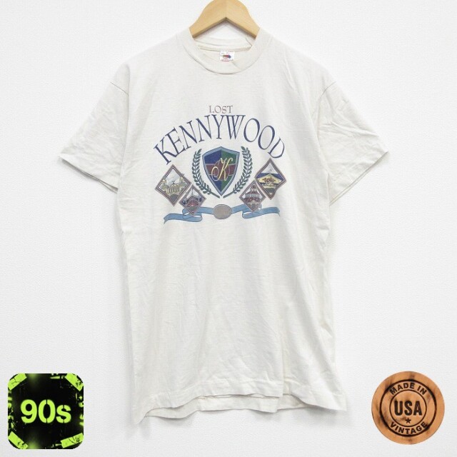 フルーツオブザルーム 90s 半袖Tシャツ KENNYWOOD ホワイト L | 古着