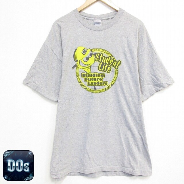 00s 半袖Tシャツ Student Life グレー XL | 古着