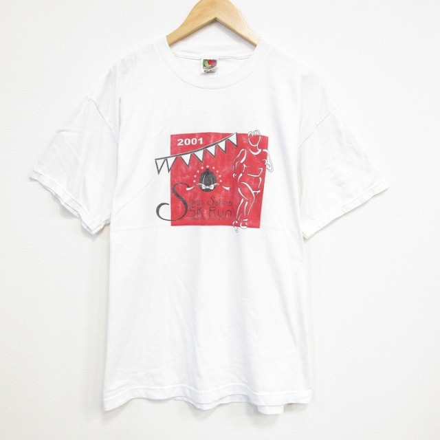 フルーツオブザルーム 00s 半袖Tシャツ 企業広告 ホワイト XL | 古着