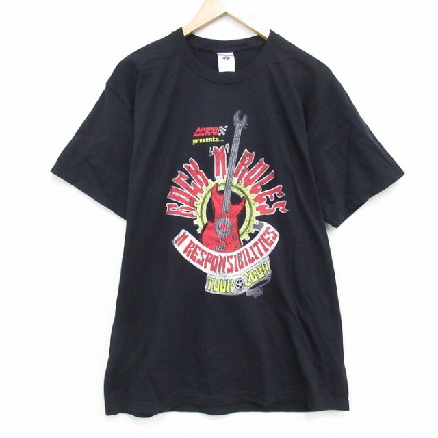 ジャージーズ 00s 半袖Tシャツ ギター ブラック L | 古着