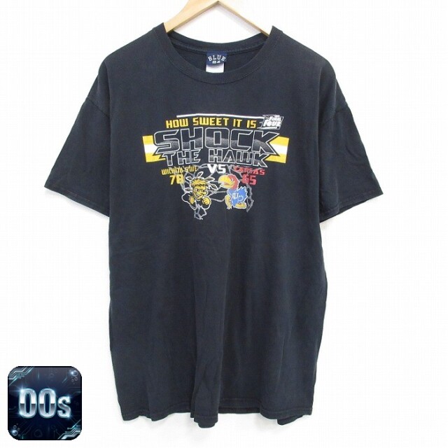 00s 半袖Tシャツ SHOCK ブラック XL | 古着