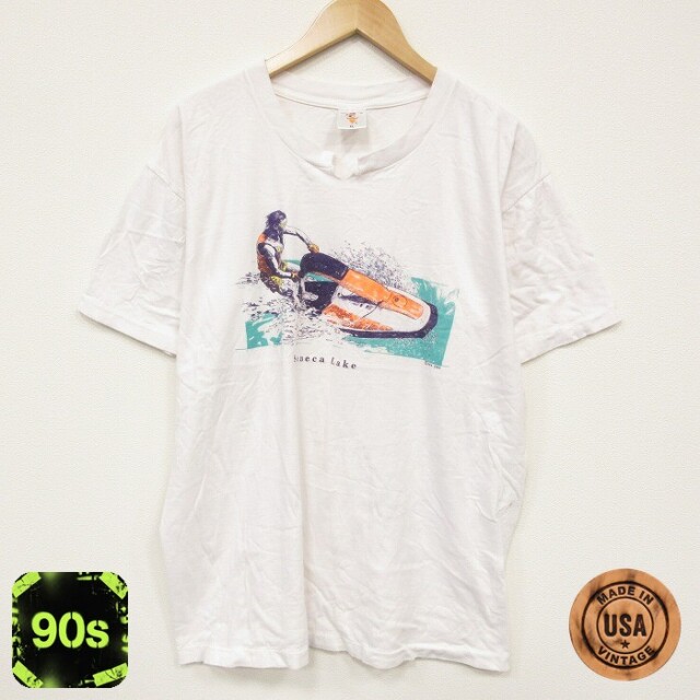 SEA DOG 90s 半袖Tシャツ ジェットスキー ホワイト XL | 古着