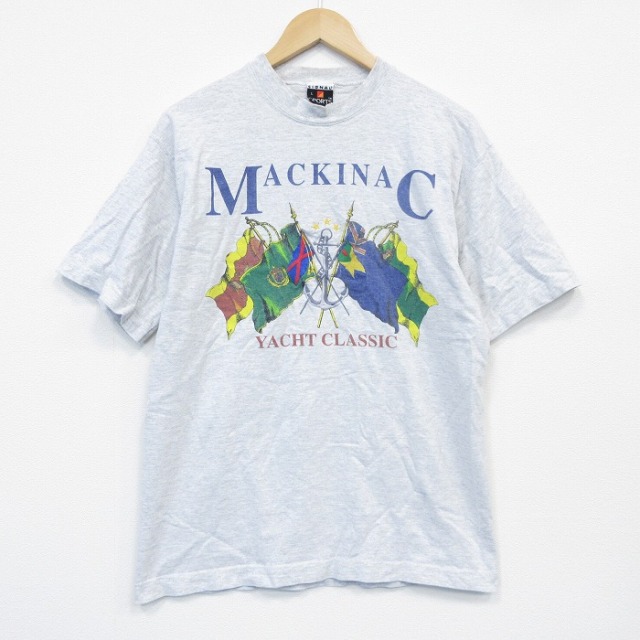 90s 半袖Tシャツ ヨットクラシック グレー L | 古着