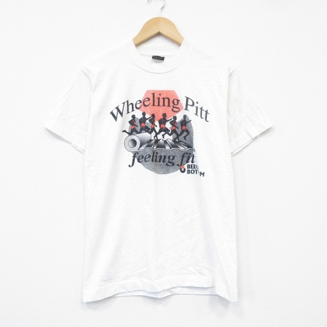 フルーツオブザルーム 90s 半袖Tシャツ ランナー ホワイト M | 古着