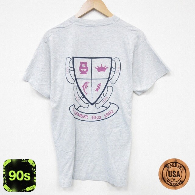 スクリーンスターズ 90s 半袖Tシャツ ノーベンバー グレー L | 古着