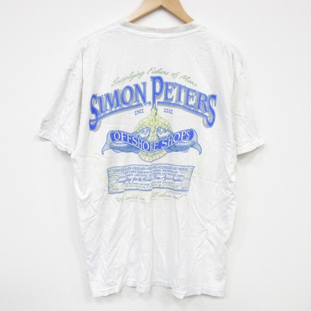 90s 半袖Tシャツ SIMON ホワイト XL | 古着