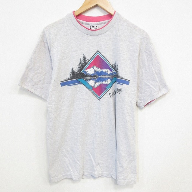 90s 半袖Tシャツ ブレッケンリッジ グレー L | 古着