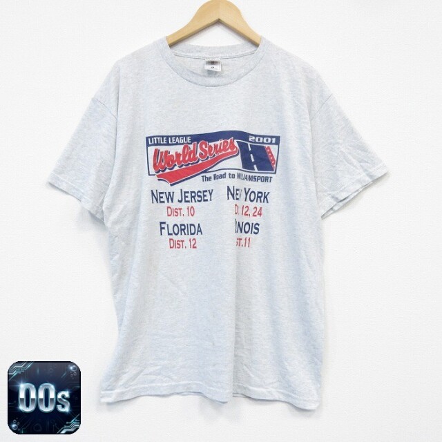 フルーツオブザルーム 00s 半袖Tシャツ リトルリーグ グレー XL | 古着