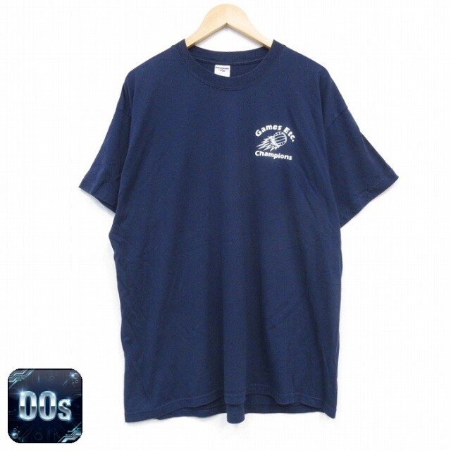 ジャージーズ 00s 半袖Tシャツ ボール ネイビー XL | 古着